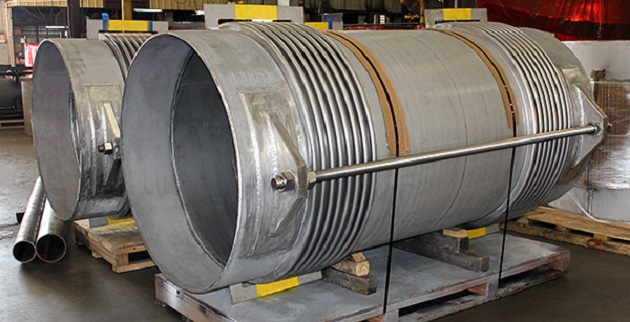 10′ long expansion joints designed for a nuclear energy facility