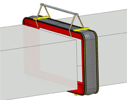 Assembled Fabric Expansion Joint Installation Diagram