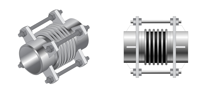 Expansion joint limit rods