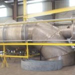 72-inch Universal Elbow Pressure Balanced Expansion Joint designed for a Chemical Plant in Texas