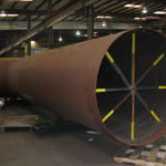 78 inch duct work for a sulphuric acid plant