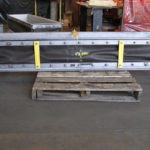 Small rectangular fabric expansion joint ready for shipping