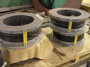 Small diameter fabric expansion joint