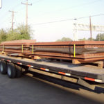 Fabric expansion joints being shipped