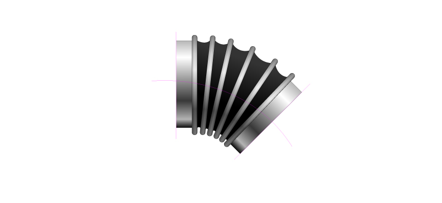Us bellows angular deflection