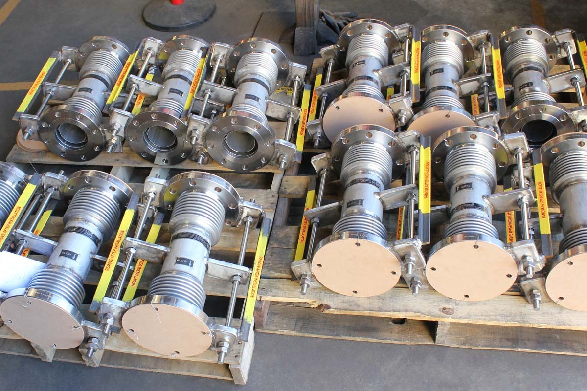 Metal expansion joint turnaround