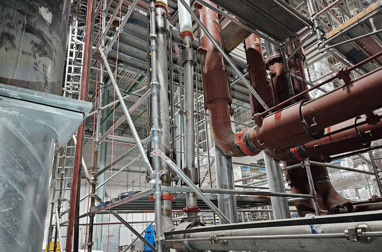 Nested u loop expansion joint