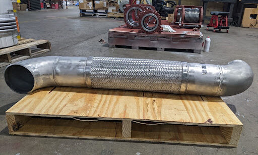 Braided Hose in the facility